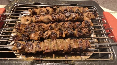 Grilled lamb meat on Eid al-Adha holiday 動画素材 245894683