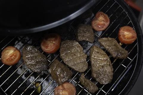 Grilled lamb meat Stock-Fotos