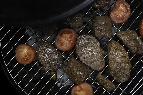 Grilled lamb meat Stock-Fotos