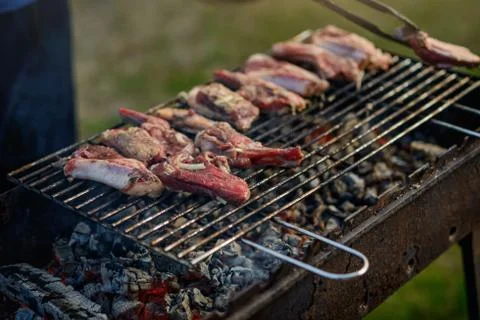 Grilled lamb Stock Photos