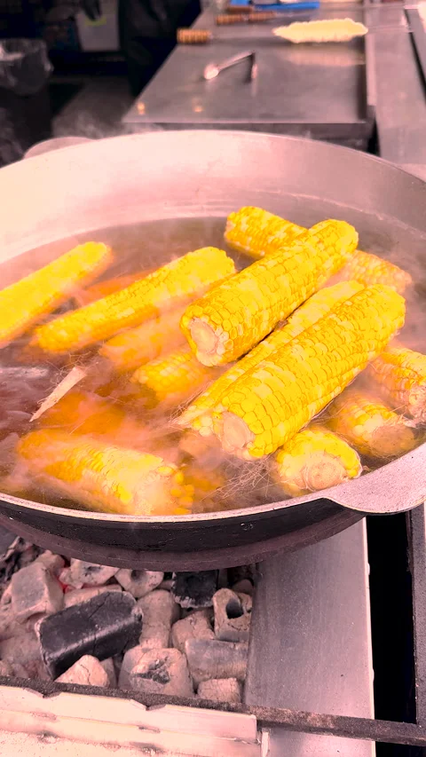 Grilled meat and vegetables. Selective focus. Stock Footage 317888621