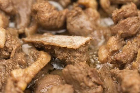 Grilled meat as a background. macro Stock Photos