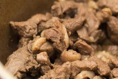 Grilled meat as a background. macro Stock Photos