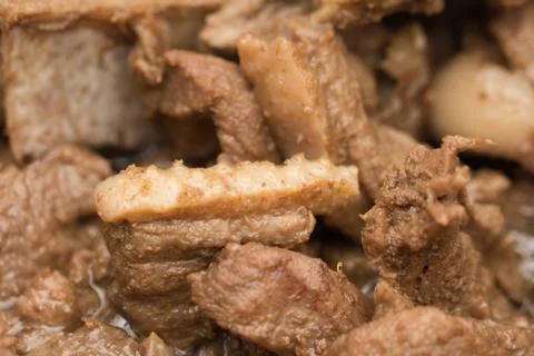 Grilled meat as a background. macro Stock Photos