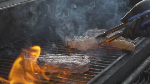 Grilled Meat 스톡 동영상 151768412