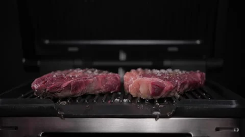 Grilled meat Stock Footage