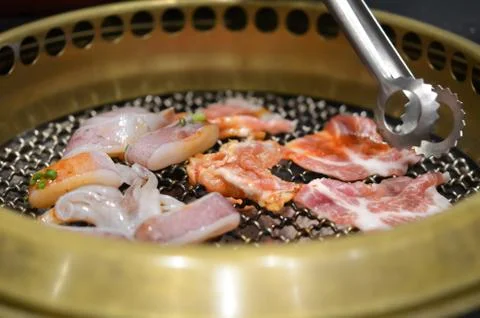 Grilled meat Foto stock