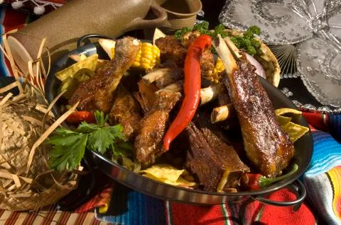 Grilled meat Stock Photos
