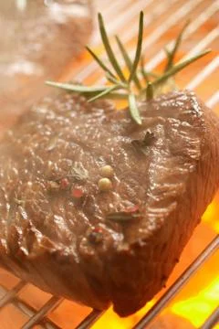 Grilled meat Stock Photos