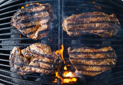 Grilled meat Stock Photos