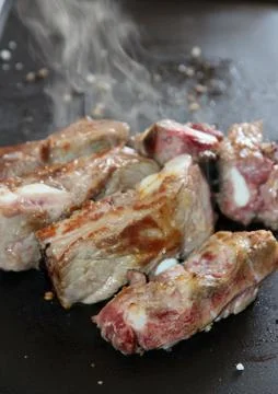 Grilled meat Stock Photos