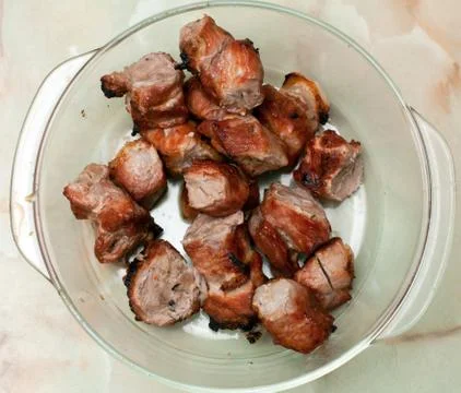 Grilled meat Stock Photos