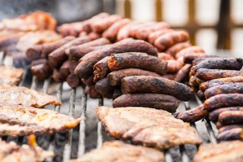 Grilled meat Foto stock