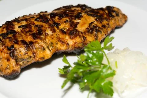Grilled meat Stock Photos