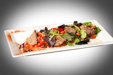 Grilled meat Stock Photos