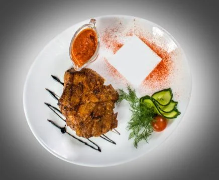 Grilled meat Stock Photos