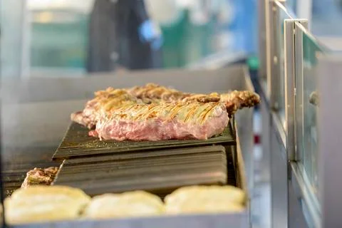 Grilled meat Stock Photos