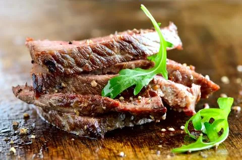 Grilled meat Stock Photos