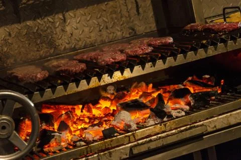 Grilled meat Stock Photos