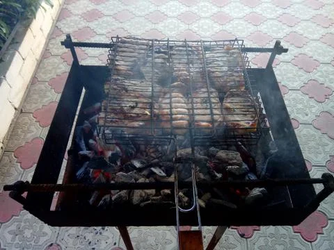 Grilled meat Foto stock