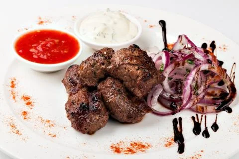 Grilled meat Foto stock