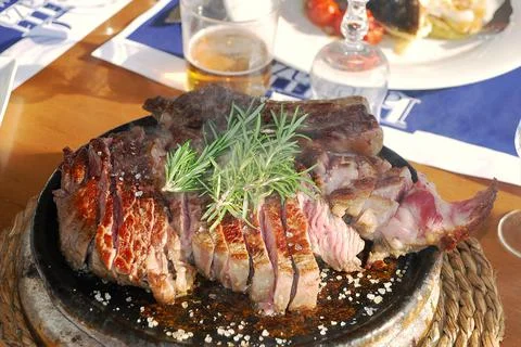 Grilled meat 스톡 사진