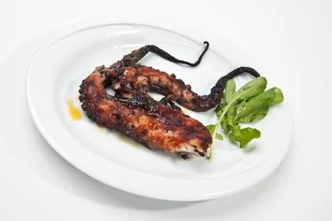 Grilled octopus Stock Photos