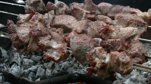 Grilled pork Video stock 51234510