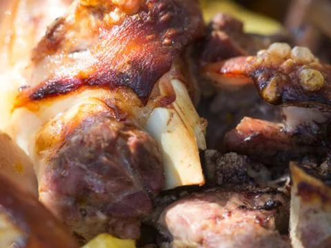 Grilled pork Stock Photos