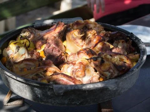 Grilled pork Stock Photos