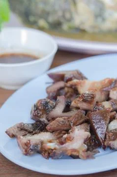 Grilled pork Stock Photos
