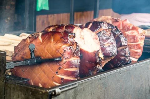 Grilled pork Stock Photos