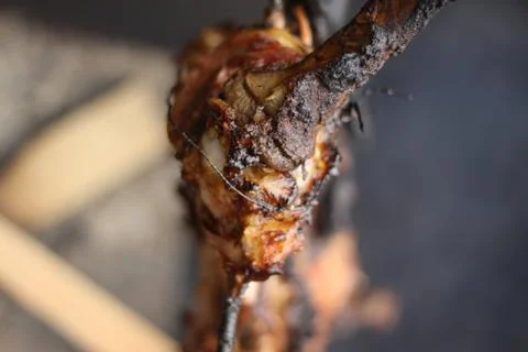 Grilled pork Stock Photos