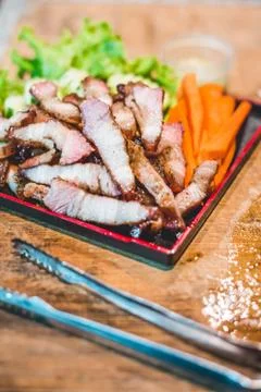 Grilled Pork Fotos Stock