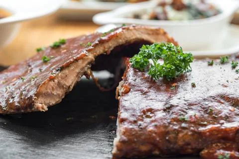 Grilled Pork Ribs Foto stock