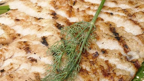 Grilled Pork Shoulder Stock Footage 83587066