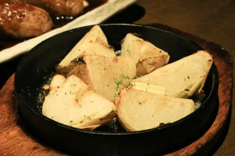 Grilled Potato Stock Photos