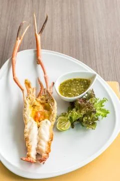 Grilled Prawn Stock Photos