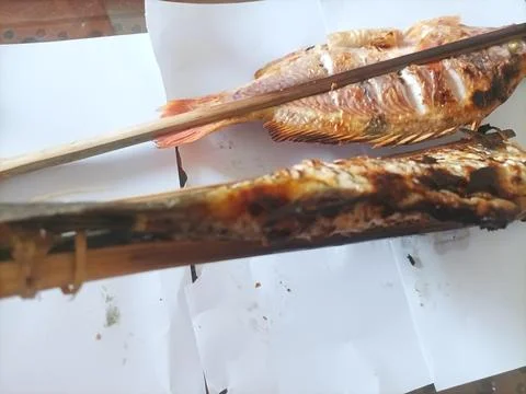 Grilled Red Snapper Fish that is so delicious and scrumptious Foto stock