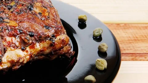 Grilled ribs Vídeos de archivo 50416472