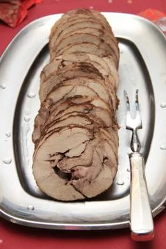 Grilled roulade Stock Photos