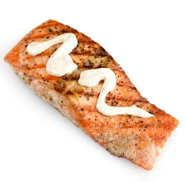 Grilled salmon Stock Photos