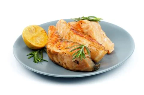 Grilled Salmon Stock Photos