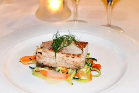Grilled Salmon Stock Photos
