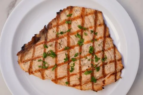 Grilled salmon Stock Photos