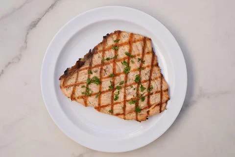 Grilled salmon Stock Photos