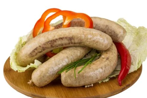 Grilled sausages Stock Photos