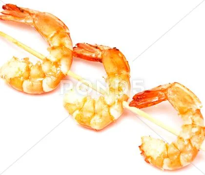 Grilled Shrimps On Stick