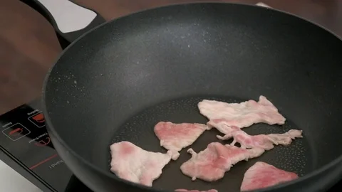 Grilled Slice Pork 2 Stock Footage 73546810