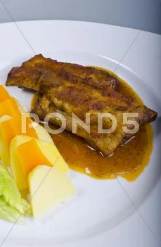 Grilled spareribs Stock Photos